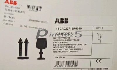 1PCS Isolation Switch Fuse 250A NEW  ABB OS250D03P 1SCA022719R0090
