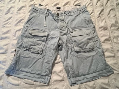 Pantalones Cortos Hombre Dolce & Gabbana, Talla 36 Chambray Distressed Italia Azul Claro - Imagen 1 de 3