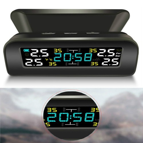 Efficient Solar TPMS with Color LCD Display and Dual Installation Positions - Picture 2 of 9