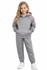 Mädchen Jogginganzug Freizeitset Sweatshirt + Jogginghose *NEU* MF120a