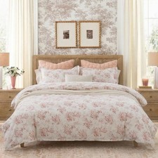 Twin XL 68"X92" Duvet Cover Set, Cotton Printed Bedding for Twin Extra Long Bed,