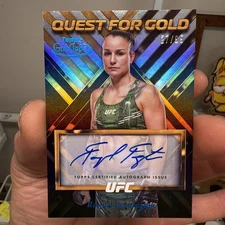 2024 Topps Gold Label  Quest for Gold Raquel Pennington #QGS-RPE Blue /99 (AU)