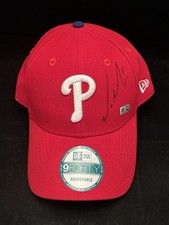 Michael Saunders Autographed Signed Phillies Hat Cap MLB Hologram COA