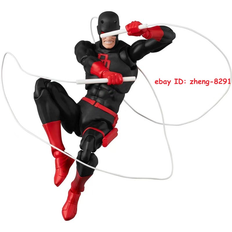 New CT Toys Shadowland Daredevil Comic Ver. Black Suit 6in Action Figure Boxed