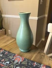 Vintage Royal Haeger Pottery Geranium Leaf Green Matte Glaze MCM RG-22 USA