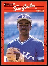 Tom Gordon 1990 Donruss #297 Royals MLB READ FREE SHIPPING AutographDen