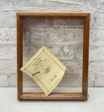 Creative Circle 8x10 Solid Wood Classic Brown Wooden Frame In Plastic