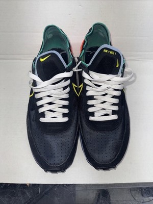 NIKE WAFFLE ONE RUNNING GYM SNEAKERS BLACK/YELLOW STRIKE SZ  display picture 3