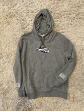 Puma BMW Motorsports L Mens Gray Cotton Blend Hoodie EUC