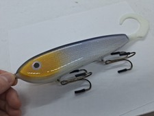 10" Hot Tails Jaw Jacker Squirrelly Gold Cisco Glidebait Jerkbait Musky Lure