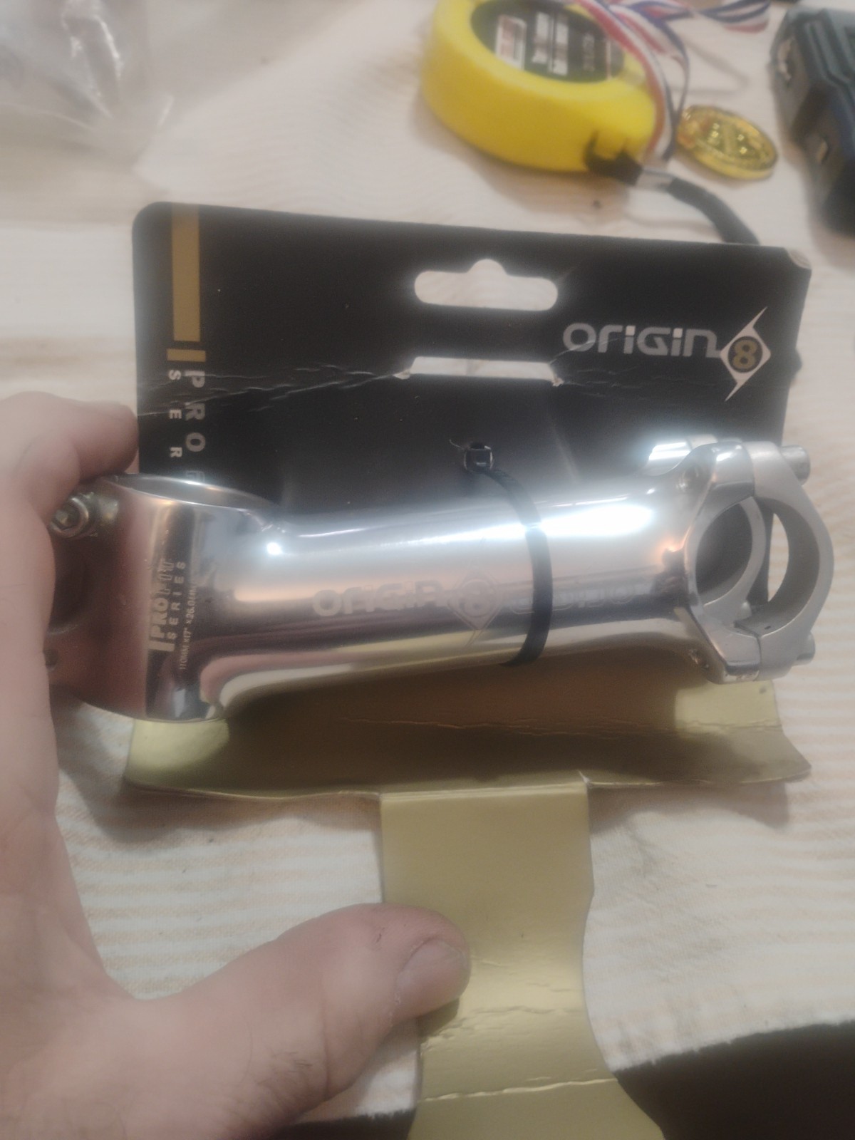 Origin8 Pro Fit Alloy Bike Stem 110mm 17 Degree Rise Fast Fr