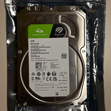 Seagate BarraCuda 4TB 3.5in SATA Internal HDD 5400RPM 256MB ST4000DM004