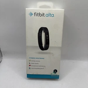 Fitbit Alta Wireless Activité et Fitness Tracker Black Taille L - Nouveau scellé