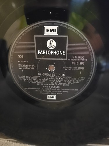 The Beatles - 20 Greatest Hits - 1982 - Read Description - Picture 8 of 10