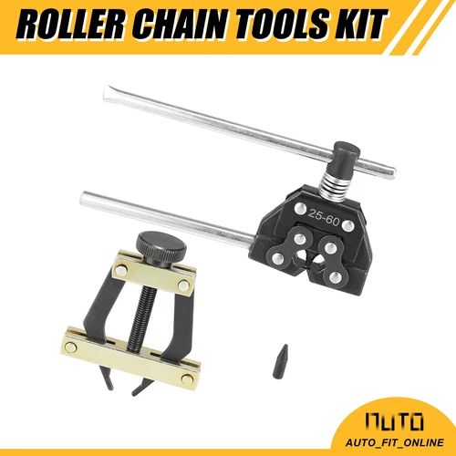 Roller Chain Tools Kit 25-60 Chain Detacher Breaker Tool Custom for Bicycle Bike