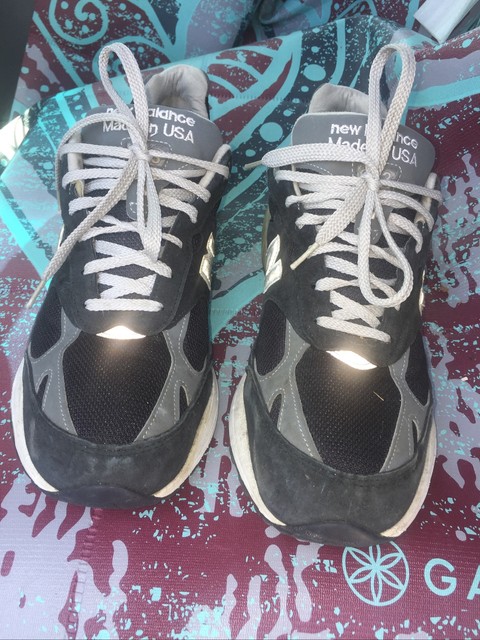 Size 12 - New Balance 993 Black White 