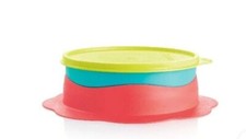 NEW TUPPERWARE Tupper Kids Feeding Bowl 16oz Tcare anti skid free ship