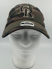 Colorado Rockies MLB Fan Favorite Camo Mesh Snapback Hat - Camouflage Cap