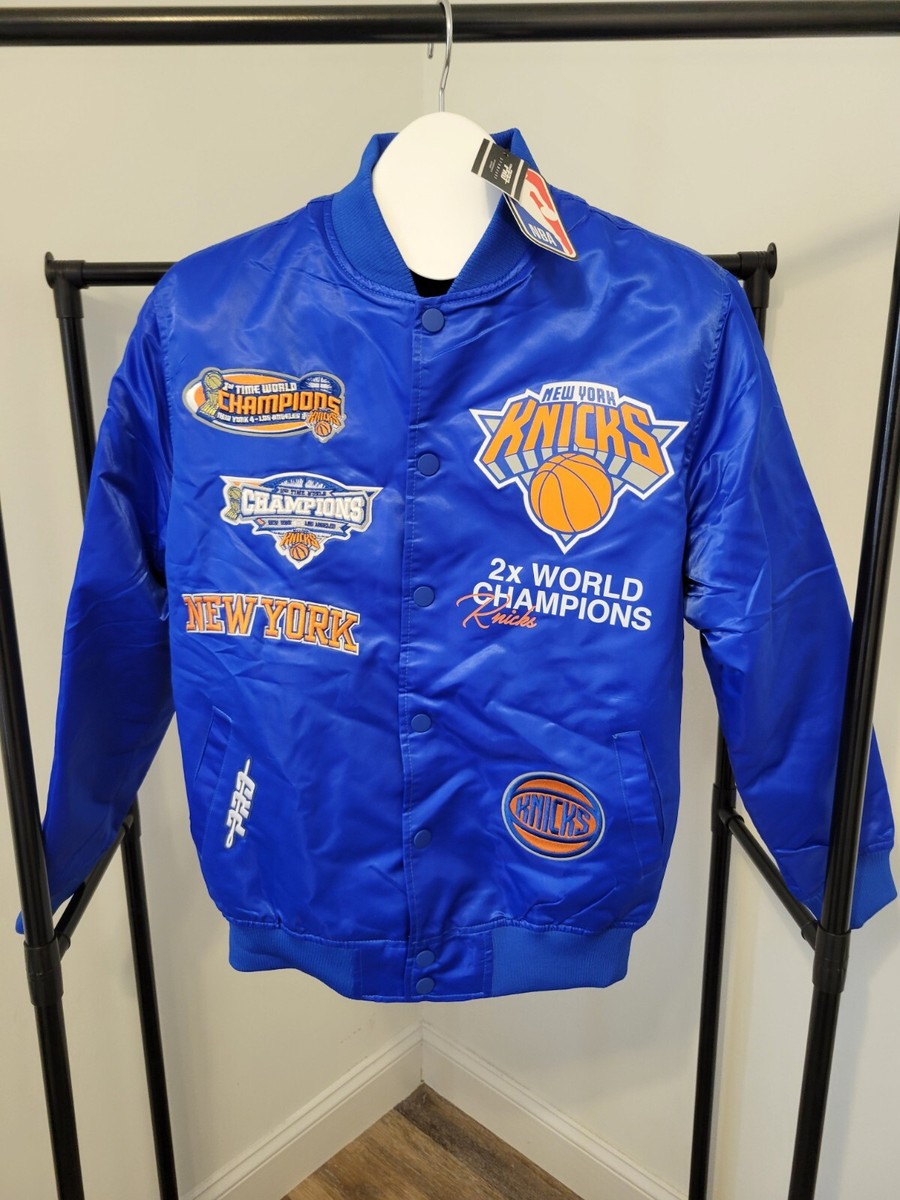 PRO STANDARD NBA New York Knicks Championships Satin Bomber