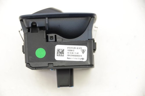 2010-2016 Porsche Panamera 970 4.8L Blue Parking Brake Toggle 97061325102B - Picture 6 of 12
