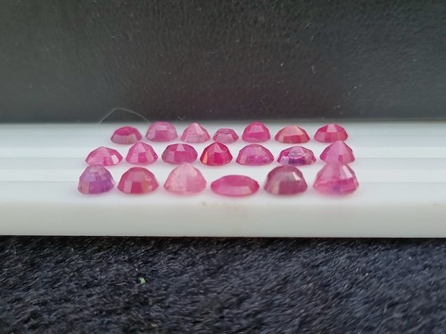 Lote de Piedra de Rubí Natural Suelto Facetado Sin Tratar Sin Calentar de Jegalak Afganistán - Imagen 7 de 8
