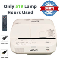 Epson BrightLink 595Wi Ultra Short Throw 3LCD Projector - Only 519 Hours Used 