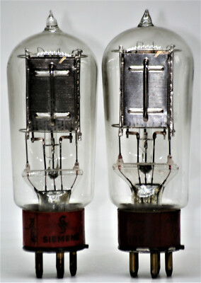 Ca tube Siemens germany preamp tubes pair valve METAL BASE Post