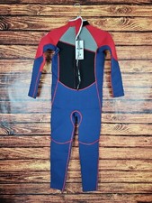 NWT Hisea Scubadonkey Youth Unisex Back Zip 2.5mm Neoprene Full Wetsuit: Size 14