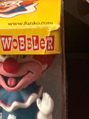 FunKo Bozo The Clown Wacky Wobbler Bobblehead Vinyl Figure
