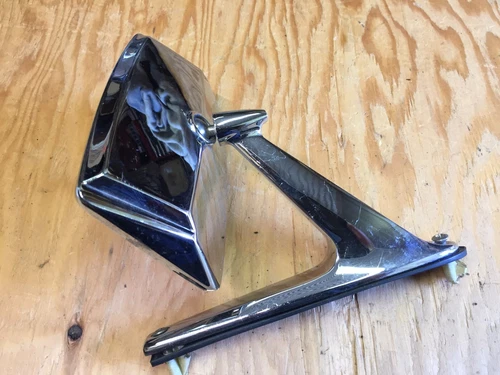 1971 1972 1973 FORD MUSTANG GRANDE CHROME SIDE LH DOOR MIRROR NICE