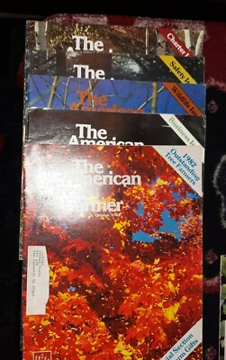 RARE 61 issues of American Tree Farmer Magazine wCharter Issue 1981 thru 1999 