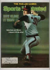 Sports Illustrated Mag Nolan Ryan 5th No-Hitter July 23 1979 110620nonr