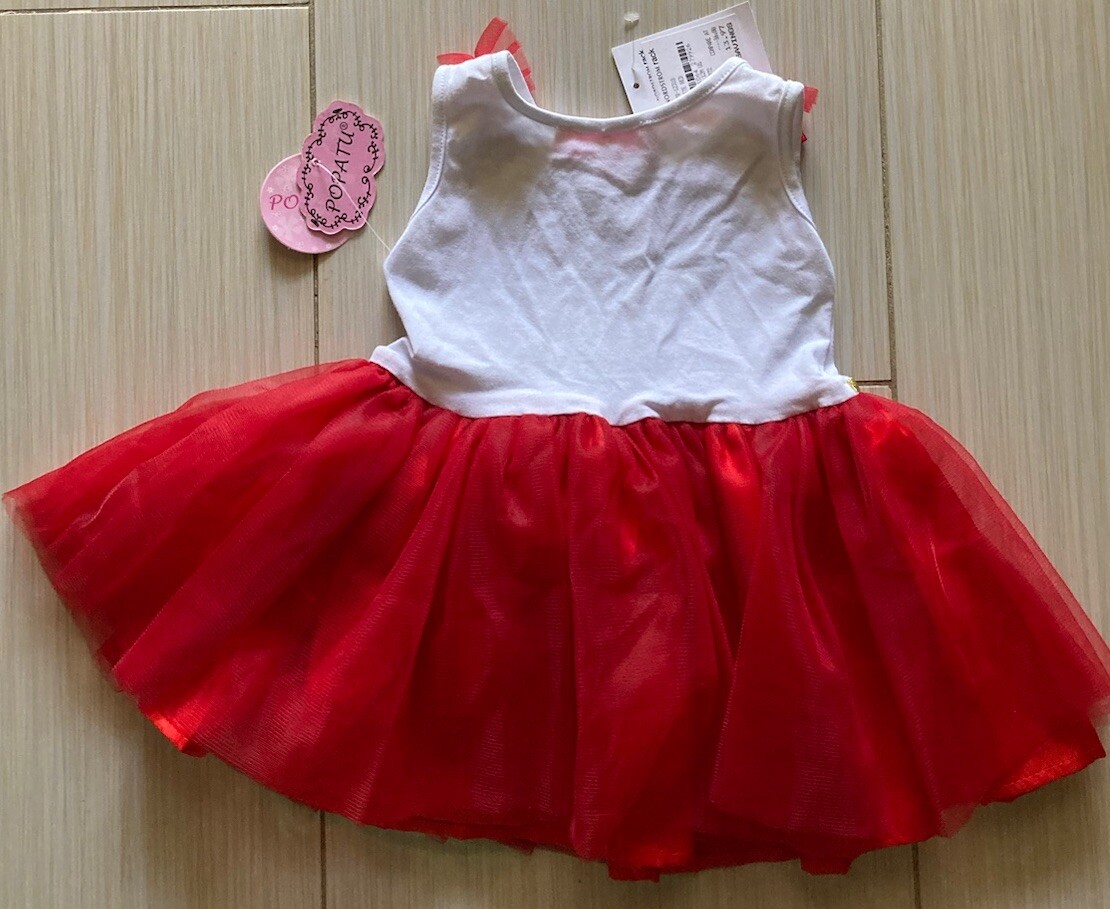 Popatu Merry Christmas Tulle Dress 12M NEW | eBay