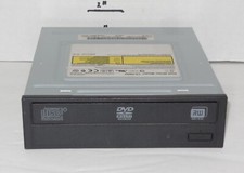 Toshiba Samsung Lightscribe Optical IDE CD/DVD Writer Model TS-H652 Black Bezel