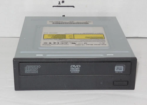 Toshiba Samsung Lightscribe Optical IDE CD/DVD Writer Model TS-H652 Black Bezel