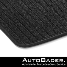 Original Mercedes Ripsmatten Fußmatten C-Klasse W206 S206 SCHWARZ 2teilig HINTEN