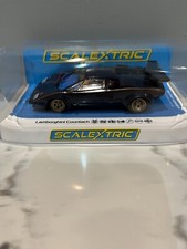 Scalextric  C4411 Lamborghini Countach Walter Wolf Blue And Gold B,N,I,B
