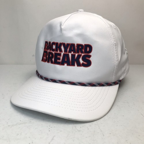 Backyard Breaks Imperial Snapback Baseball Cap Hat Embroidered White - 第 1/11 張圖片