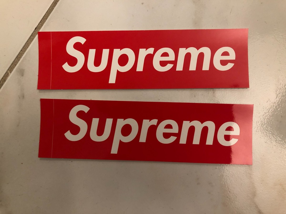 SUPREME TEKKEN YOHJI YAMAMOTO FW22 PUMPKIN STICKER with 2