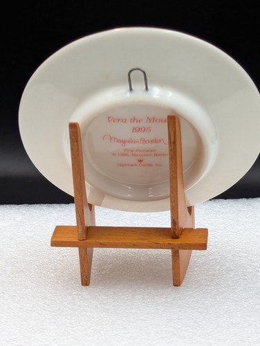 1995 Punze Vera die Maus von Marjolein Bastin Teller mit Holzständer Ornament - Bild 4 von 11