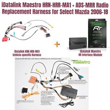 iDatalink Maestro HRN-HRR-MA1 ADS-MRR Radio T-Harness for Select Mazda 2006-18
