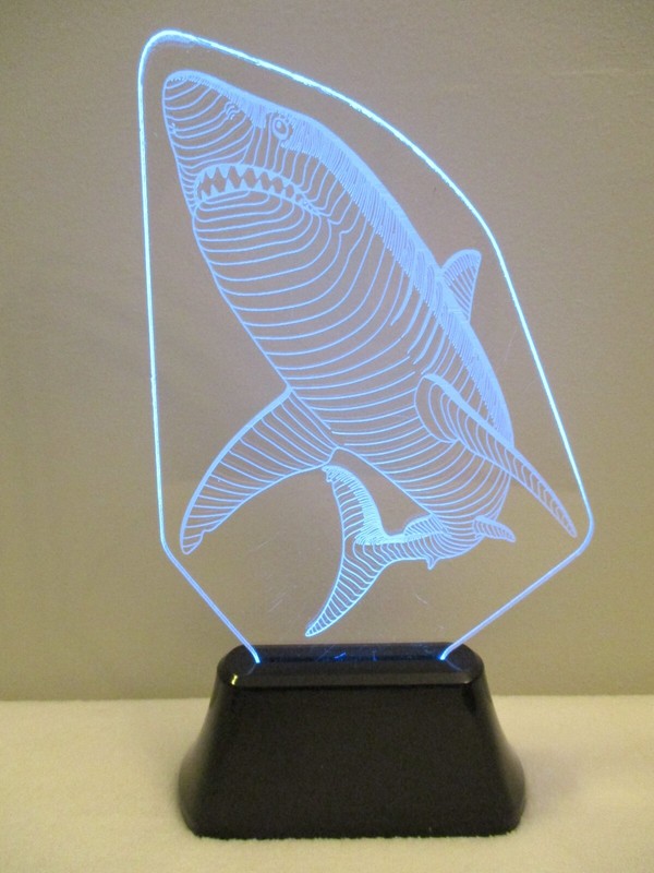 Color Changing LED Shark Night Light