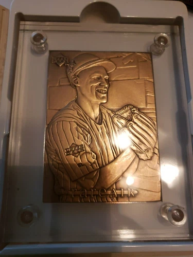 Limited Edition Highland Mint 1995 Bronze Upperdeck Michael Jordan Card BASEBALL