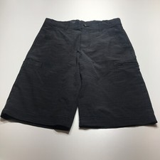 Urban Pipeline Shorts Boys Youth Size 16 Heathered Black Cargo Outdoor Stretch