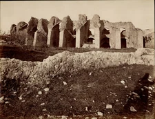 Neurdein, France, Fréjus, Les Arènes vintage albumen print albumen print  