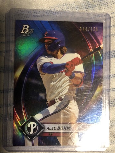 2022 Bowman Platinum Alec Bohm 094/150 Numbered Blue  - Bild 1 von 4
