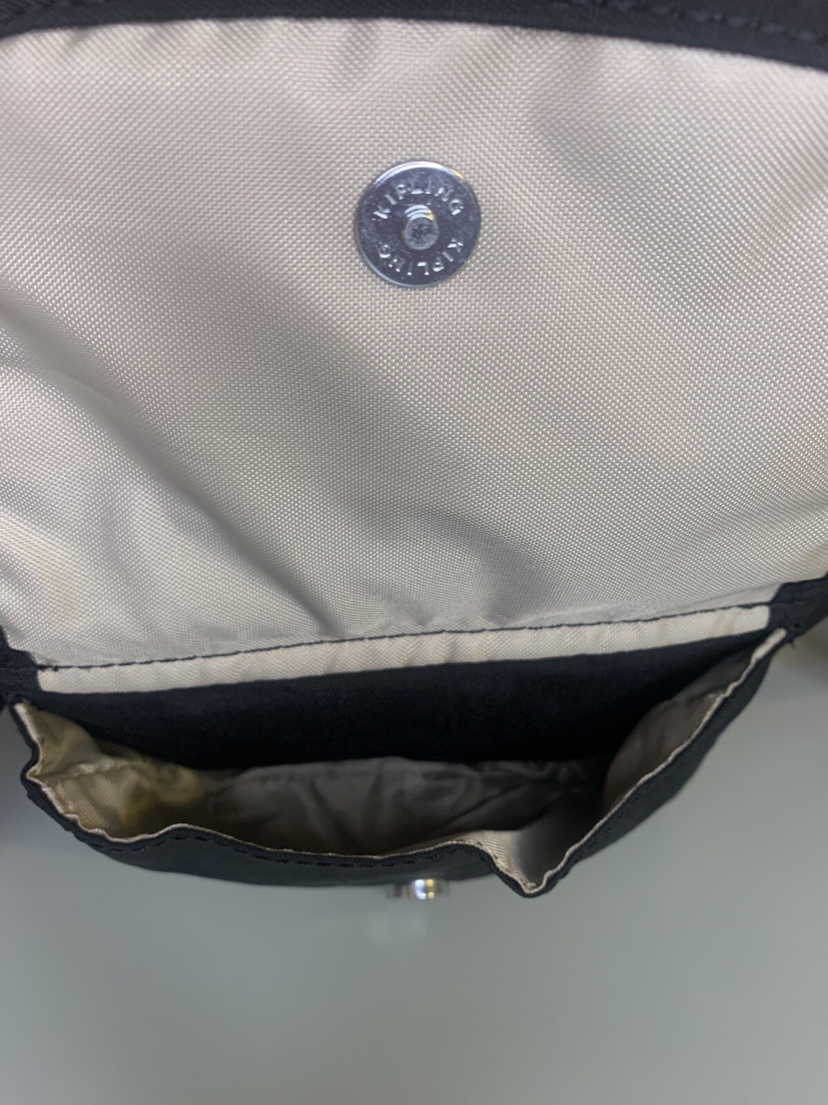 Kipling Live Light Black Small Crossbody Adjustable Strap Mini Purse image 4