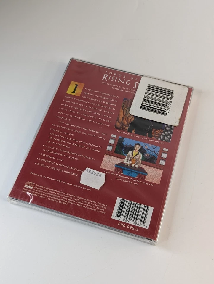 Lords of the Rising Sun Philips CD-i Game (New Sealed) - Image 4 of 4