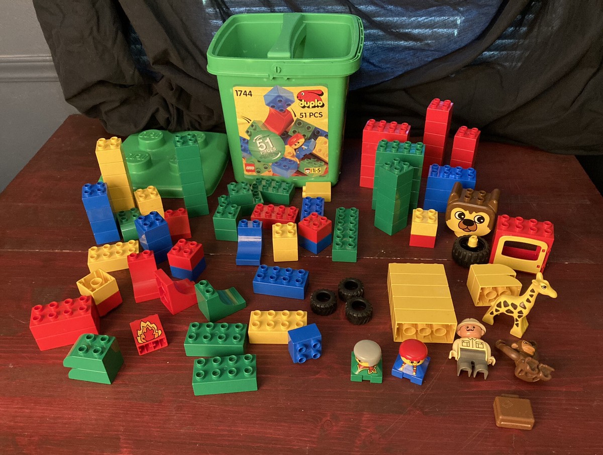 Vintage Lego Duplo Basic Set 1744 1995 with Safari Figures | eBay