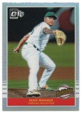 2019 Donruss Optic Highlights Holo Refractors 3 Sean Manaea Oakland Athletics